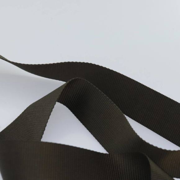 PRADA Shoulder Bag Nylon Khaki Silver Auth yk15095 - Picture 8 of 16